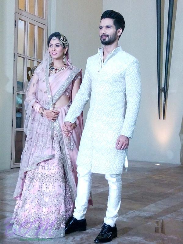 A charming picture of newly wedded Shahid Kapoor with wife Mira Rajput