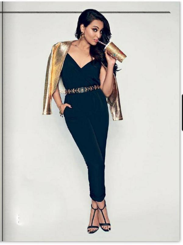 A cute still of Sonakshi Sinha from her latest photoshoot for a top magazine