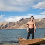 A dashing picture of Pulkit Samrat during shooting of Sanam Re movie