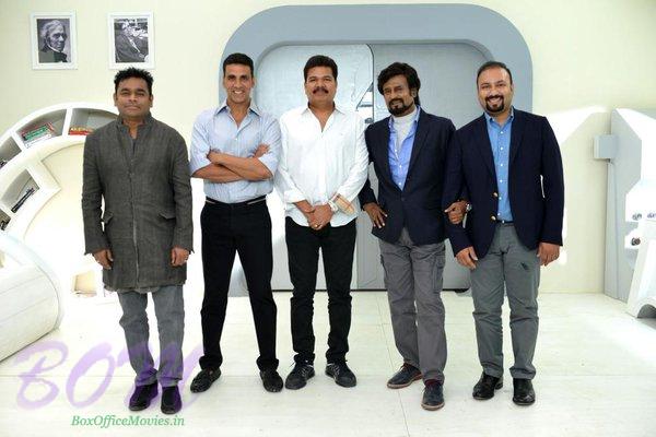 Akshay Kumar with Superstar Rajinikant and others