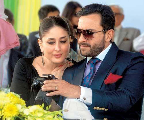 A really cute picture of Kareena Kapoor Khan with Saif Ali Khan