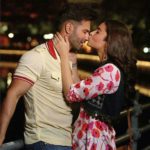 Scene of Alia Bhatt kissing Varun Dhawan in Badrinath Ki Dulhania movie