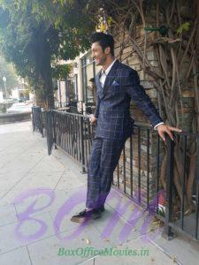 A suited booted picture of Vidyut Jamwal from Los Angeles