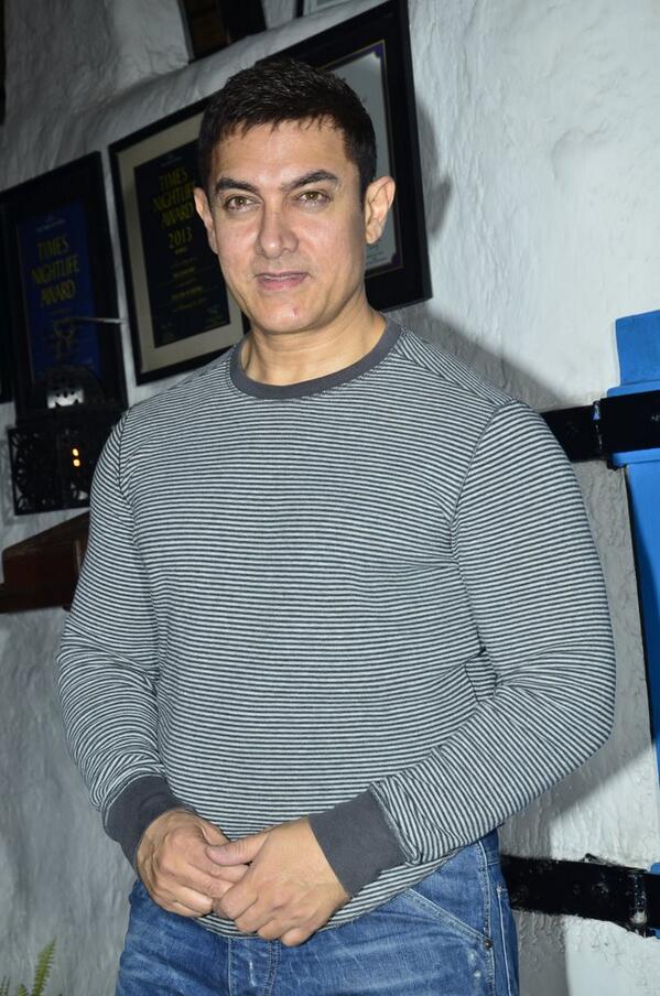 Aamir Khan at the Heropanti success bash