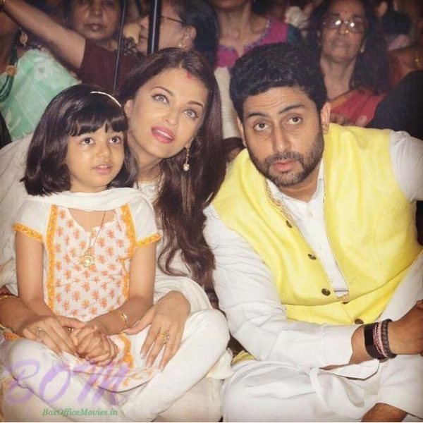 Abhishek Bachchan latest picture with family Aaradhya and Aishwarya Rai Bachchan