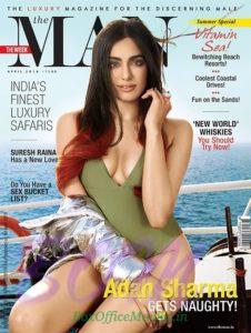 Adah Sharma cover girl The Man Magazine issue April 2019