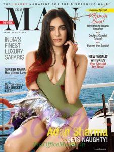 Adah Sharma looks stunning as cover girl for Man Mag April 2018 issue