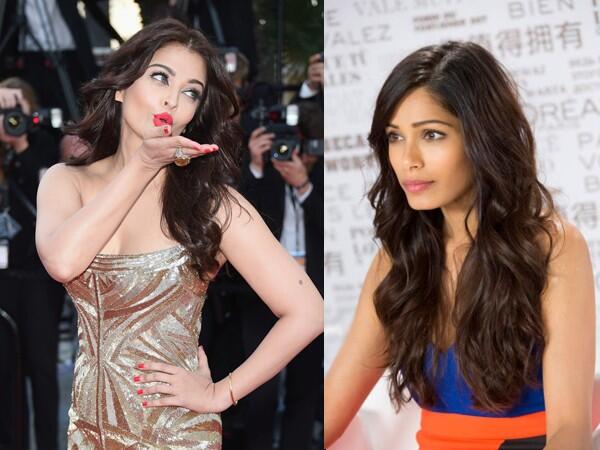 Aishwarya Rai Bachchan and Freida in Cannes 2014