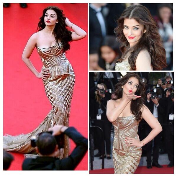 Aishwarya Rai Bachchan spells magic at Cannes 2014. Killing style, awesome apperance and divine look. She is always so gorgeous.