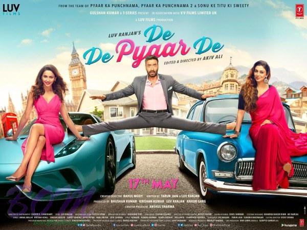 Ajay Devgn Rakul Preet and Tabu starrer De De Pyaar De releasing on 17th May