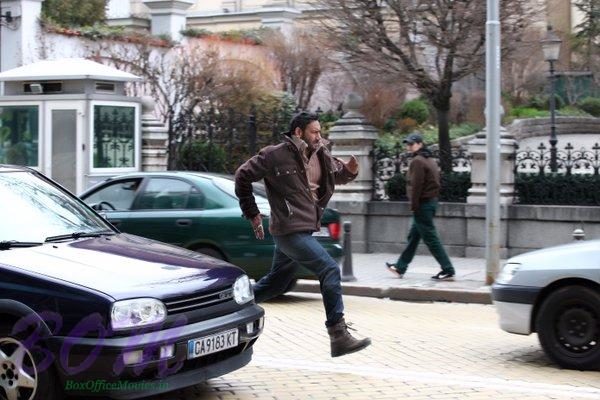 Ajay Devgn shooting an action sequence in Bulgaria for movie Shivaay