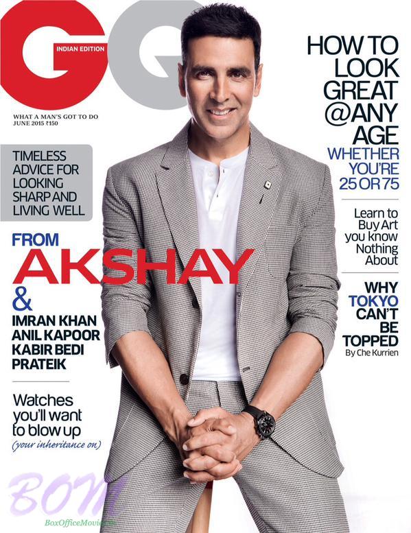 Akshay Kumar as the Cover Boy for Go Indian Magazine June 2015 Issue