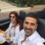 Akshay Kumar holiday selfie with Twinkle Khanna from Antibes