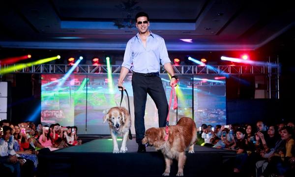 Akshay Kumar walks the ramp for the first time with dogs