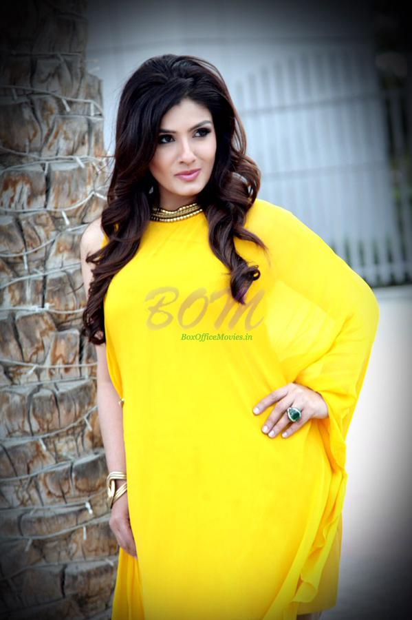 Raveena Tandon in Yellow