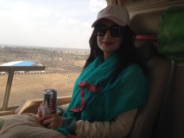 Ameesha Patel HQ closeup snap taken in the plane while in the air.