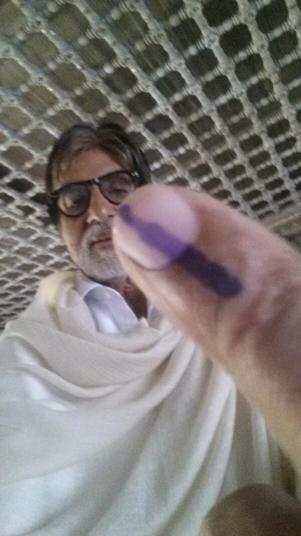Amitabh Bachchan Ji Vote Picture