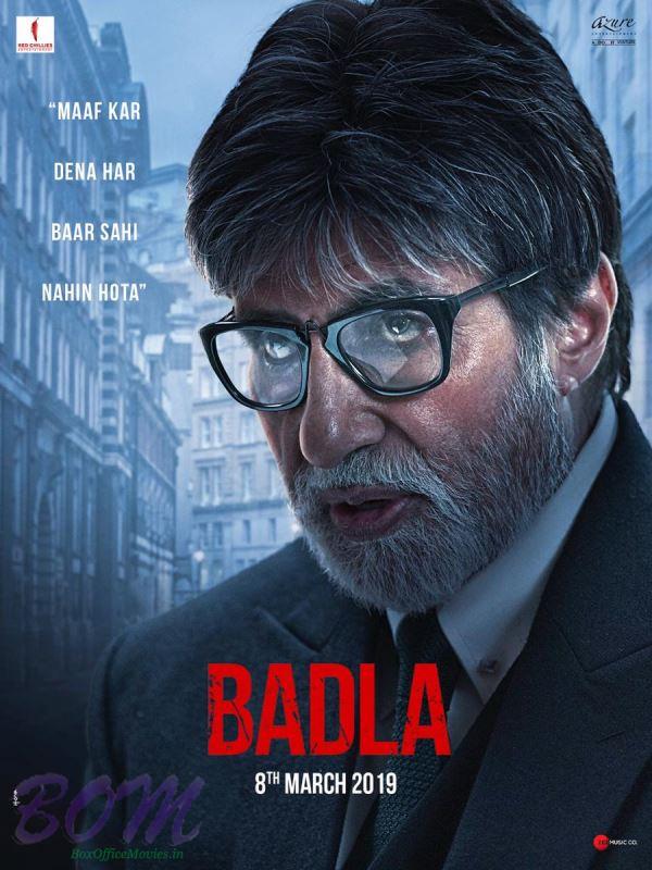 Amitabh Bachchan starrer Badla movie poster