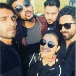 An interesting selfie of Ranveer Singh, Arjun Kapoor, Parineeti Chopra, Ayushmann Khurana and Baadshah