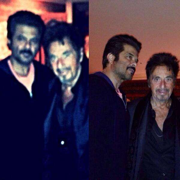 Anil Kapoor ‏with Al Pacino