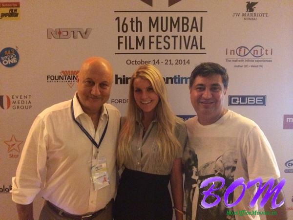 Anupam Kher says It was wonderful to watch Budda in a Traffic Jam with my dearest friends from LA Tabrez Noorani & Kirstin Masters