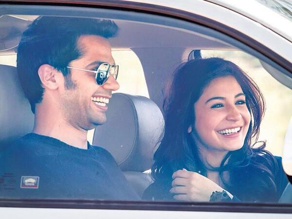 Anushka Sharma and Neil Bhoopalam on the sets of movie NH10