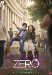 Anushka Sharma and Shahrukh Khan starrer ZERO movie poster