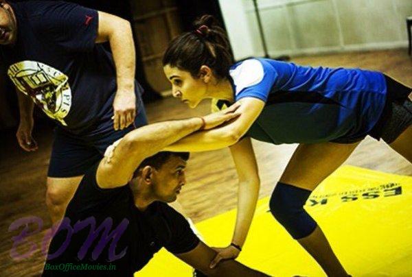 Anushka Sharma stunt in Sultan