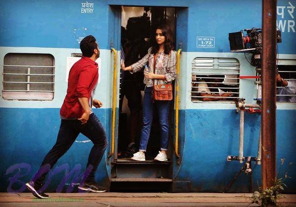 Arjun Kapoor DDLJ style picture with Shraddha Kapoor in Half GirlFriend movie
