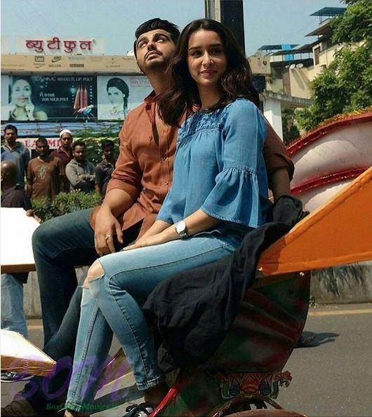 Arjun Kapoor rickshaw ride in Varanasi with Half Girlfriend Shraddha Kapoor