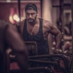 Arjun Kapoor sweating in gym
