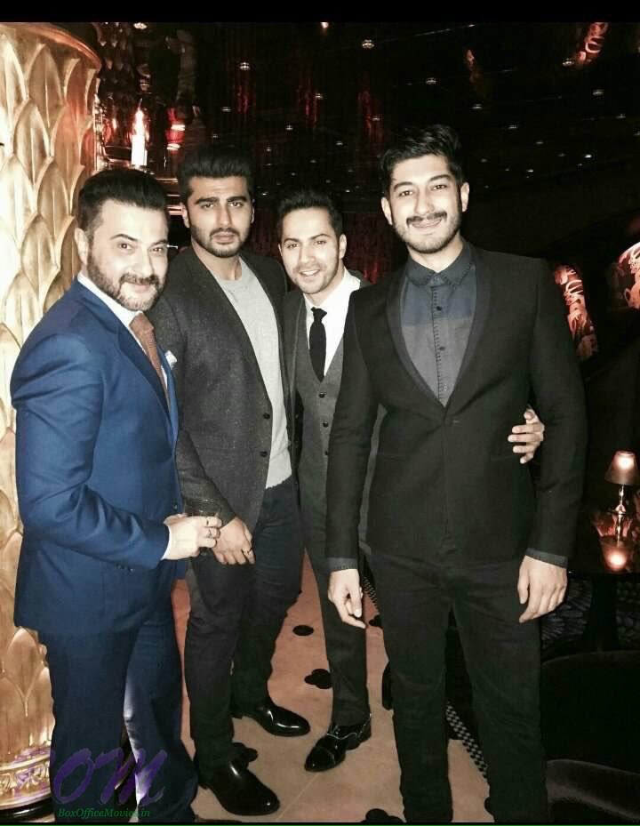 arjun-kapoor-with-uncle-sanjay-kapoor-and-friend-varun-dhawan-on-christmas-2016