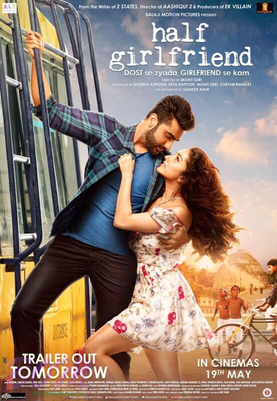 Arjun and Shraddha starrer Half Girlfriend movie poster