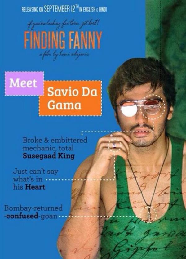 Arjun kapoor characer in Finding Fanny movie