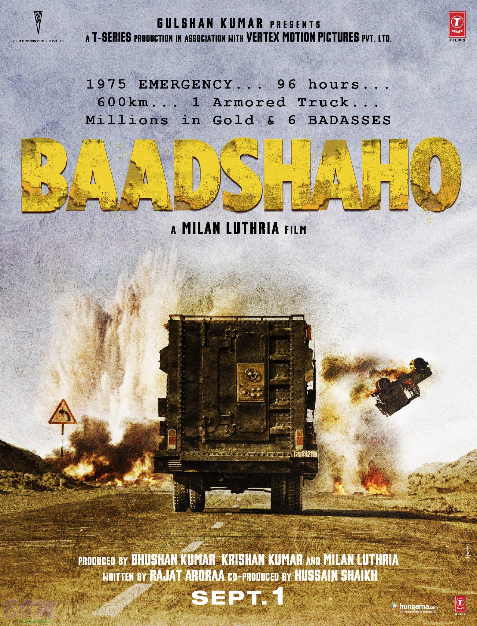 BAADSHAHO movie first look poster