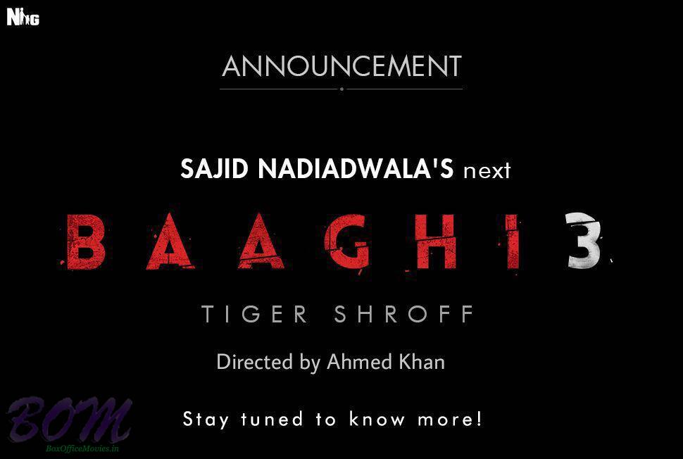 Tiger Shroff starrer Baaghi 2 makes ways for Baaghi 3