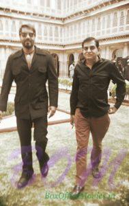 Baadshaho Ajay Devgn look while shooting in Bikaner for the movie