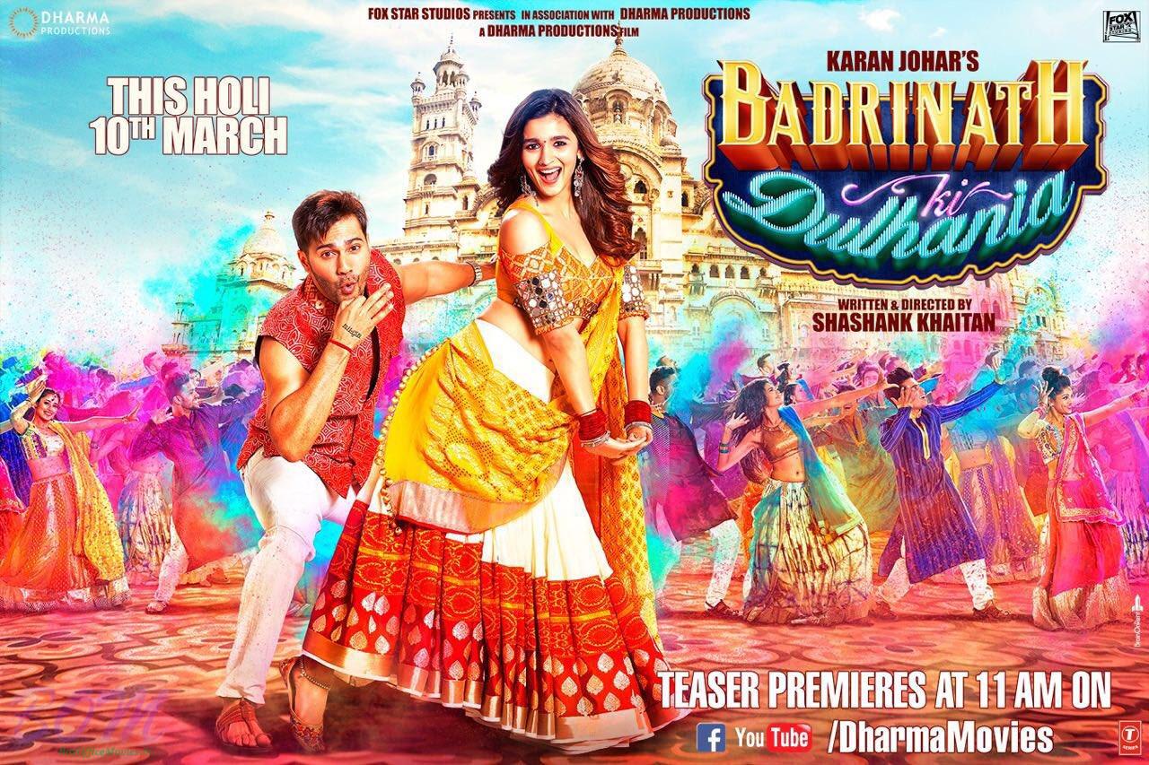 Badrinath ki Dulhania Movie Teaser Poster