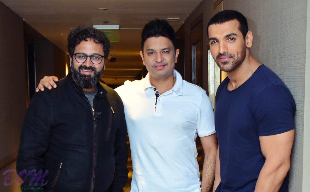 Bhushan Kumar, Nikkhil Advani and John Abraham prepares for Batla House