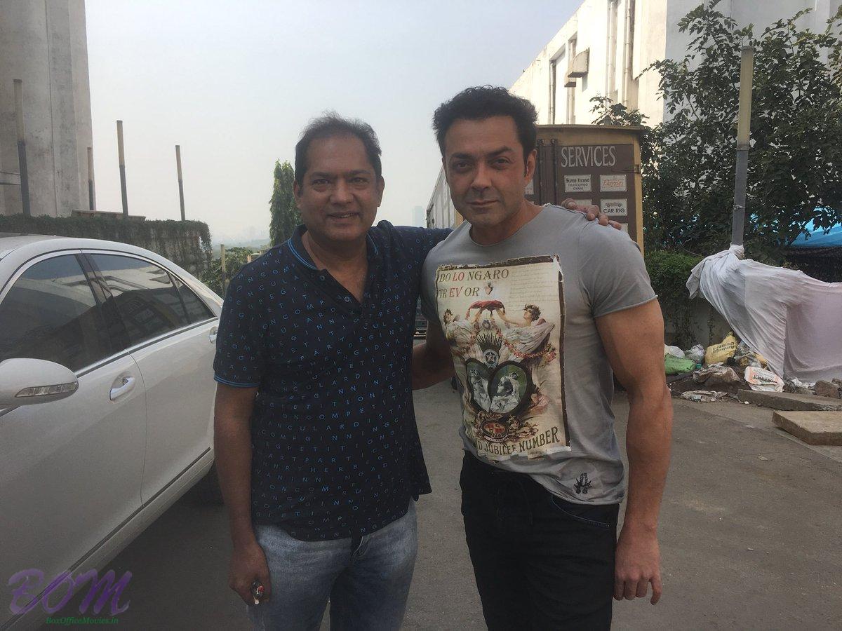 Bobby Deol with Shiraz Ahmed on RACE 3 after Humraaz and Naqab