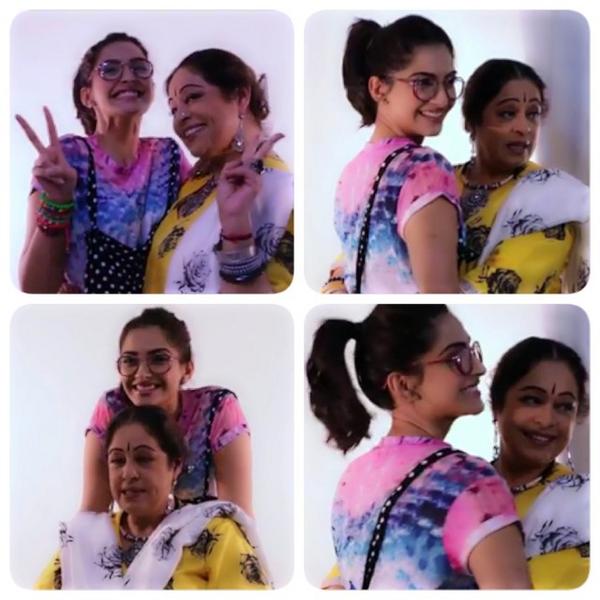 Bubbly Sonam Kapoor with Kirron Kher