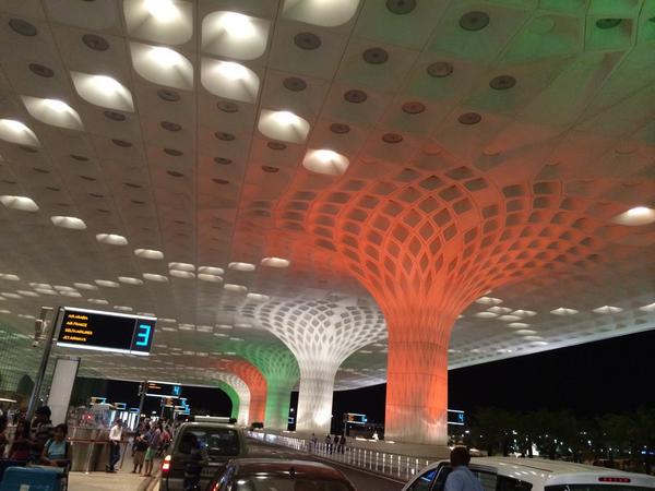 By Sameera Reddy - Mumbai Airport on IndependenceDay