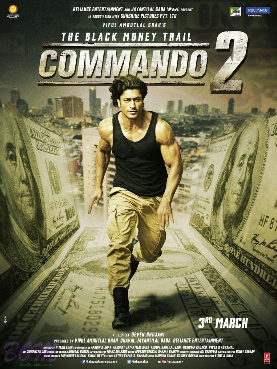 Vidtyut Jamwal starrer Commando 2 Movie Poster