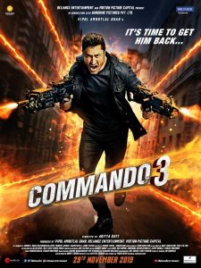 Vidyut Jammwal action poster Commando 3