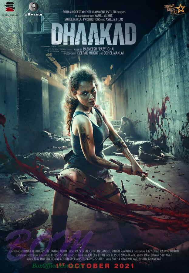 DHAAKAD Kangana Ranaut new poster