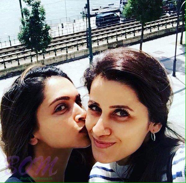 Deepika Padukone in Budapest with her trainer Yasmin