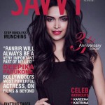 Deepika Padukone on the cover page of Savvy Magazine June 2015 Issue