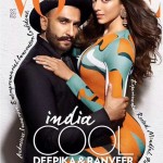 Deepika and Ranveer on cover page of 8 anniversary of Vogue India Magazine