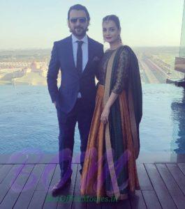 Dia Mirza with husband Sahil Sangha