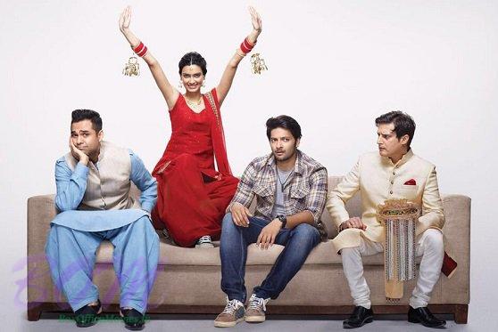 Happy Diana Penty with Abhay Deol, Jimmy Shergill and Ali Fazal